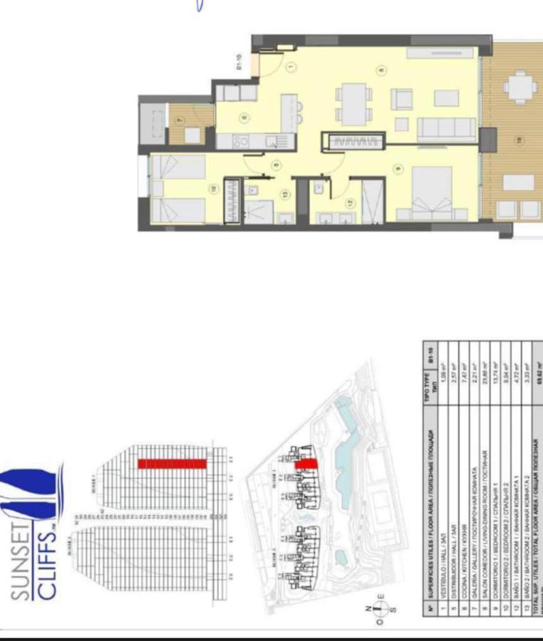 בנידורם Apartment Sunset Cliffs Poniente מראה חיצוני תמונה